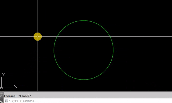 offset circle autocad