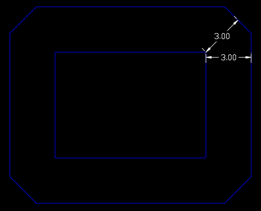 offset gap type champfer