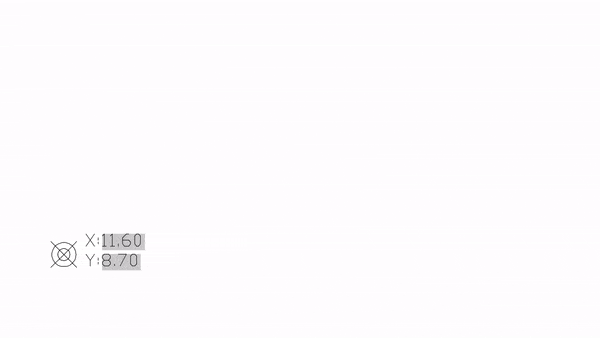 add coordinates in autocad