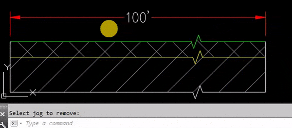 how to add dimension breakline in autocad