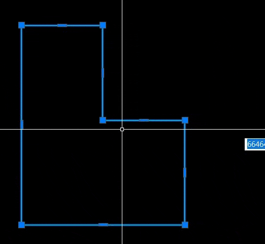 Stretch multiple grips autocad